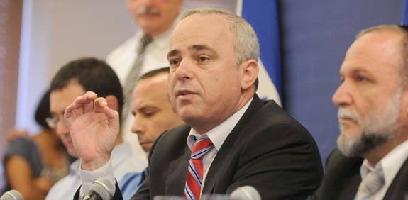 יובל שטייניץ מסיבת עיתונאים / צלם: אוריה תדמור